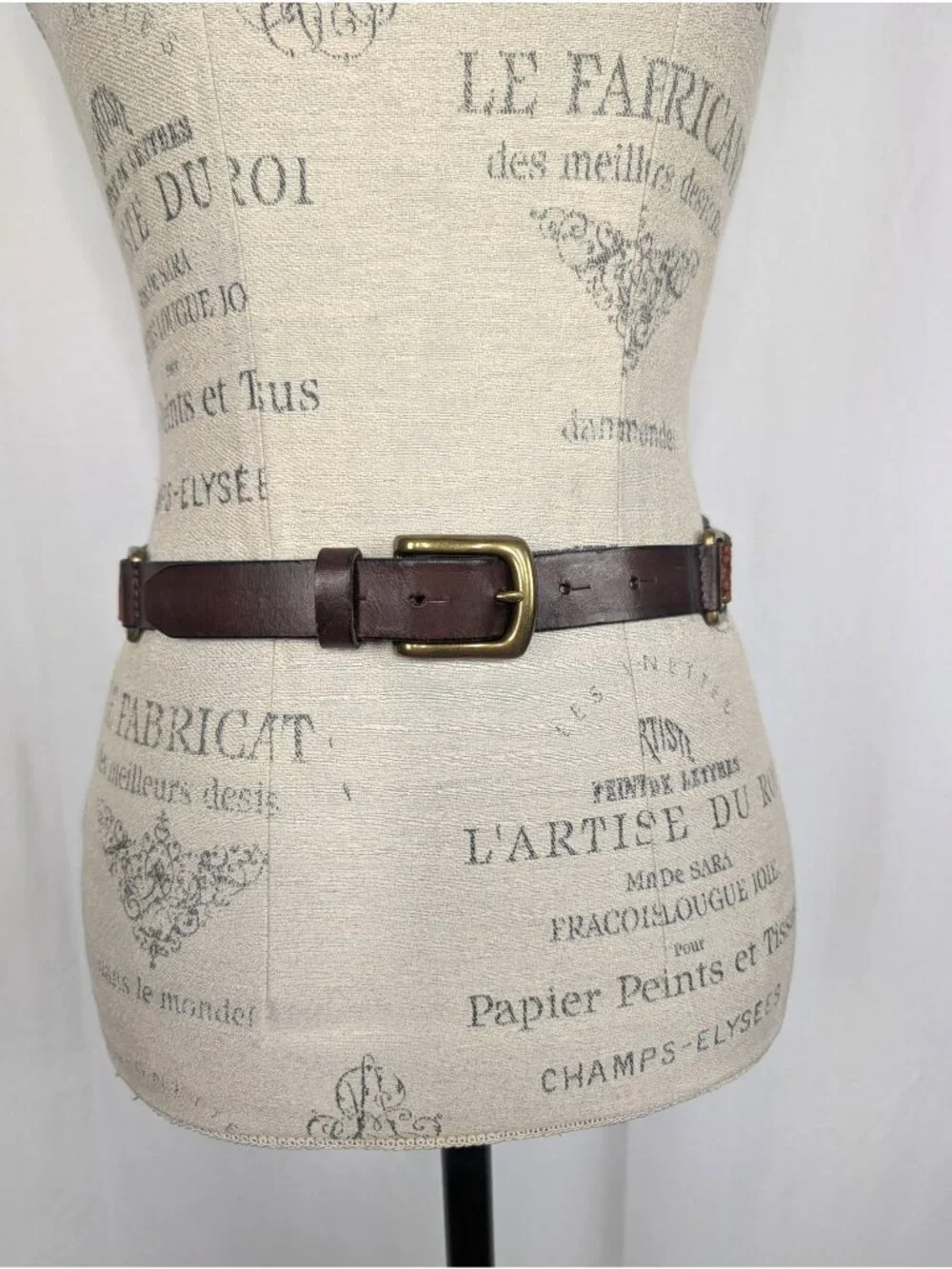 Vintage 90s Rossi Caruso Belt Small Suede Leather